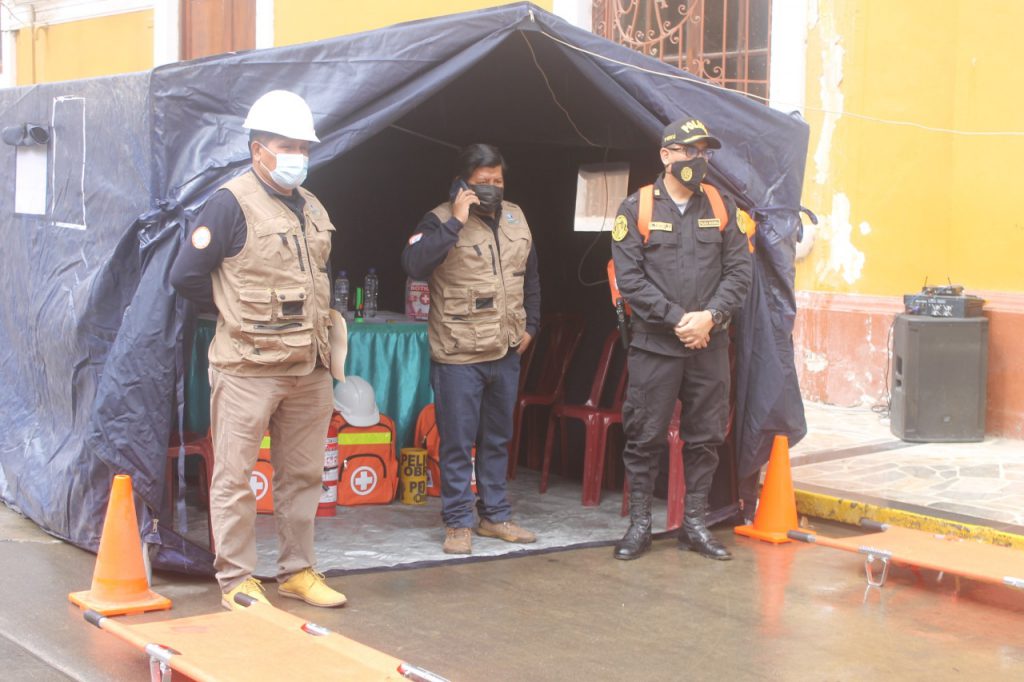 Realizan “Simulacro Familiar Multipeligro 2021” en Huánuco