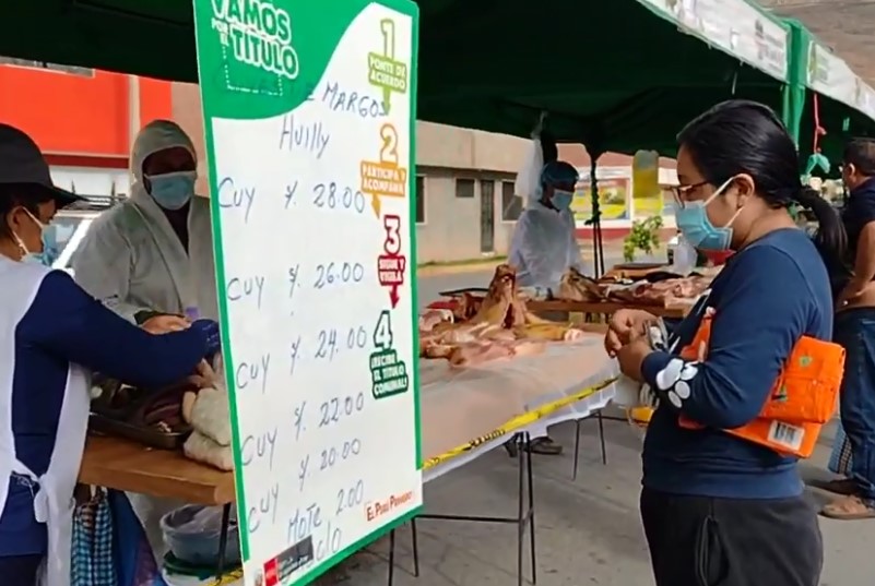 “Un mercadito en tu barrio” sigue beneficiando a familias de Amarilis