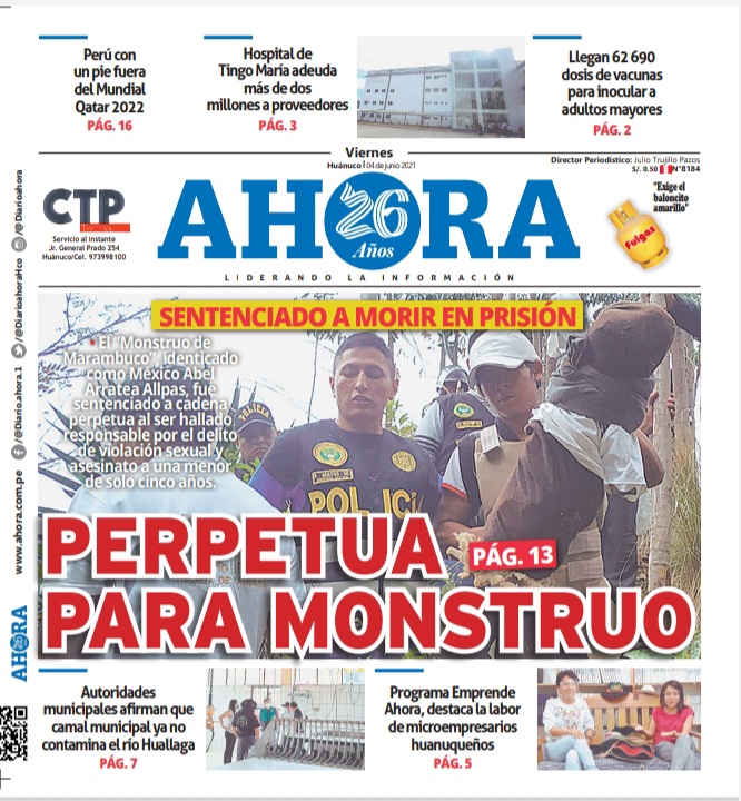 Edición digital Diario Ahora 04-06-2021