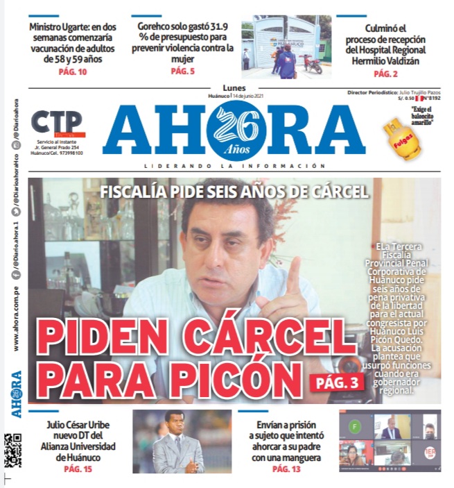 Edición digital Diario Ahora 14-06-2021