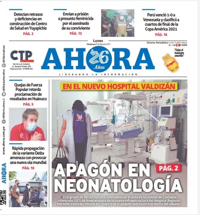 Edición Digital Diario Ahora 28-06-2021