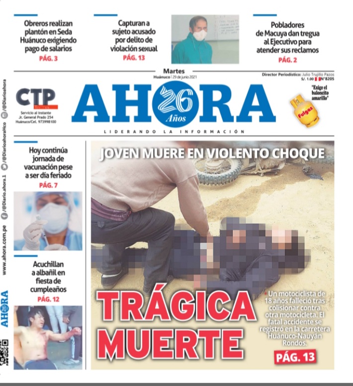 Edición Digital Diario Ahora 29-06-2021