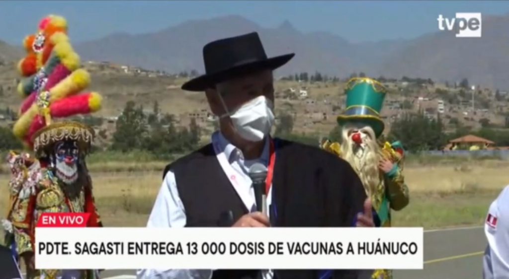 Presidente Sagasti entrega resolución que declara Patrimonio Cultural a Danza de Negritos