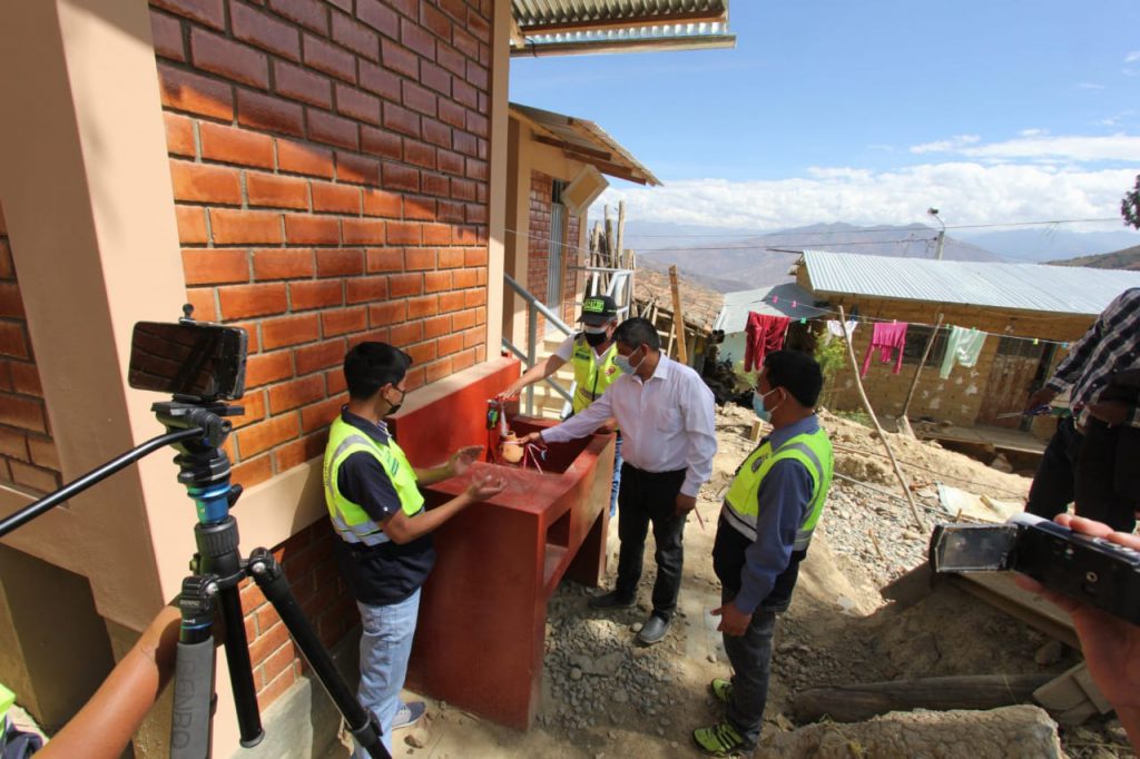 En funcionamiento sistema de agua potable en Llanquipampa