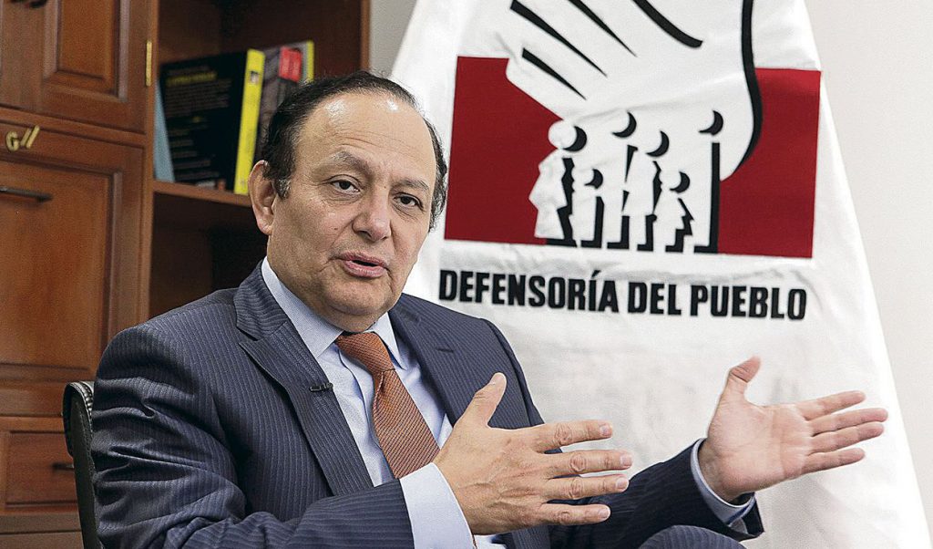 Defensoría del Pueblo le pide a Pedro Castillo alejar a los corruptos