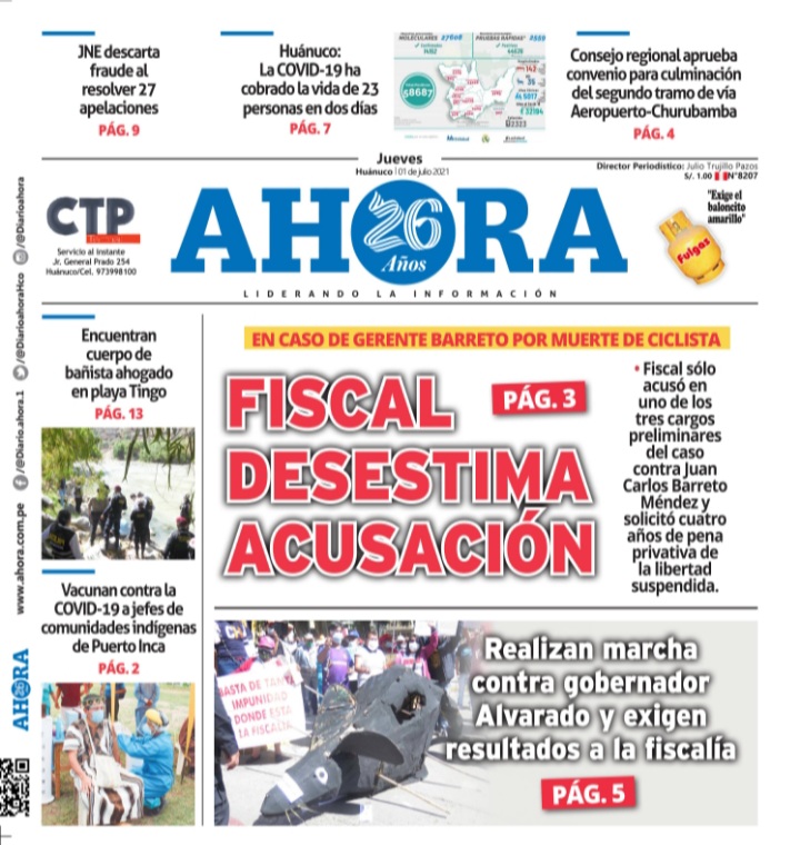 Edición Digital Diario Ahora 01-07-2021