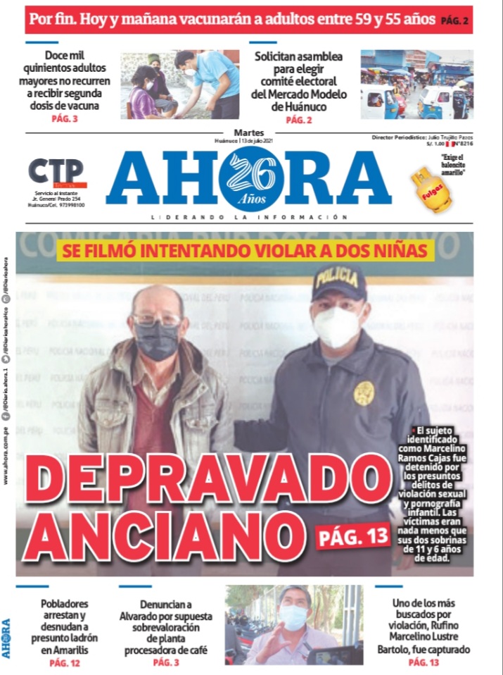 Edición Digital Diario Ahora 13-07-2021