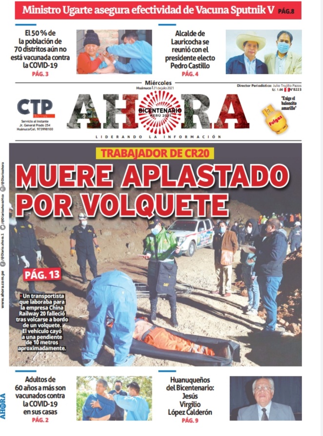 Edición Digital Diario Ahora 21-07-2021