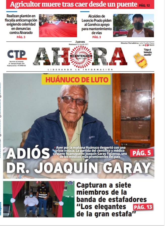 Edición Digital Diario Ahora 22-07-2021