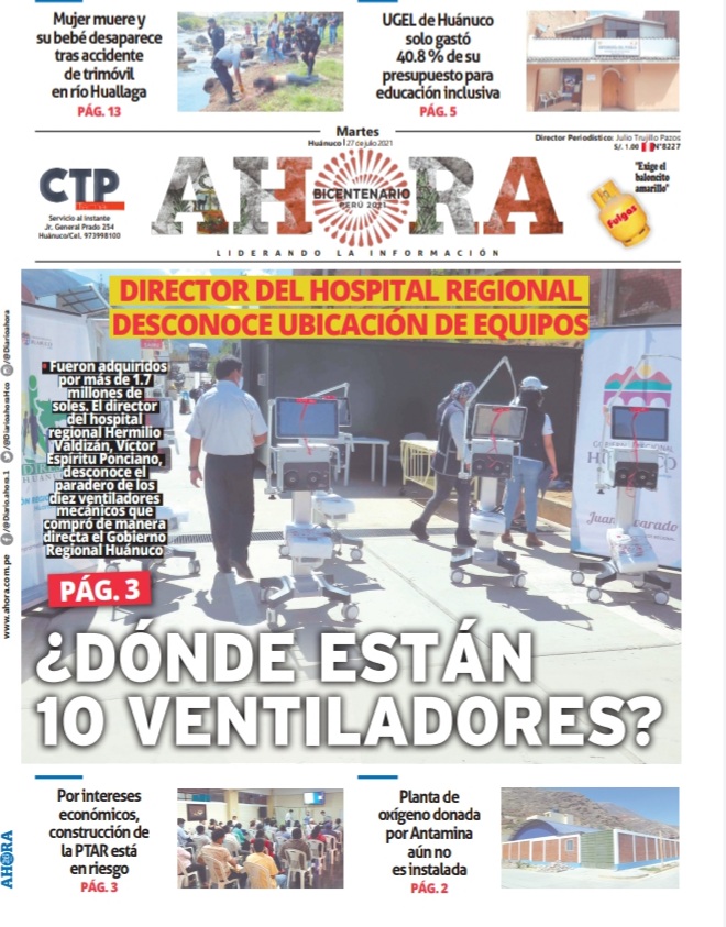 Edición Digital Diario Ahora 27/07/2021