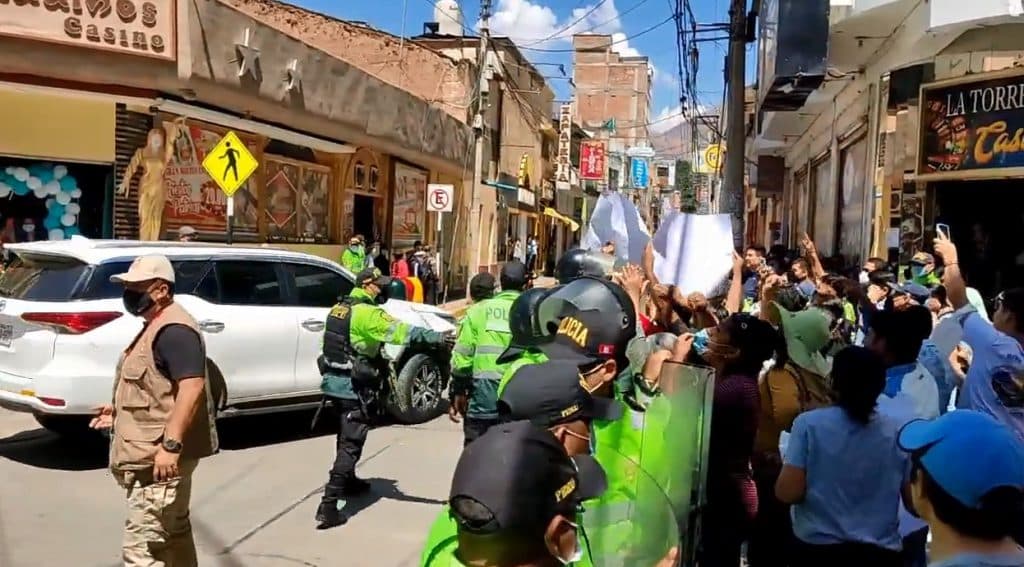 Huanuqueños disconformes