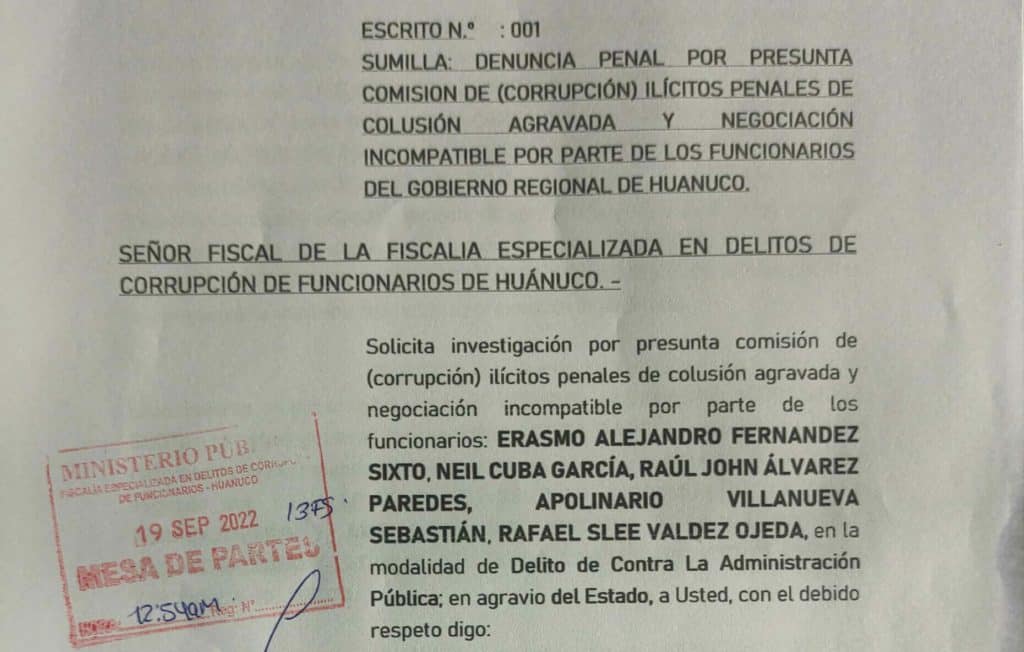 investigado por irregularidades