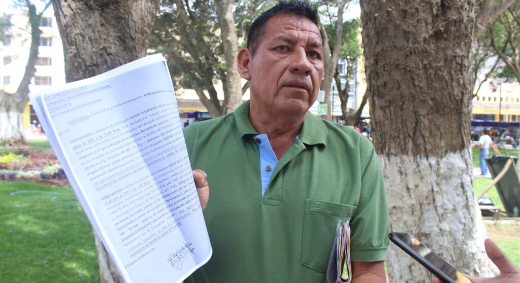 alcalde vendió maquinarias