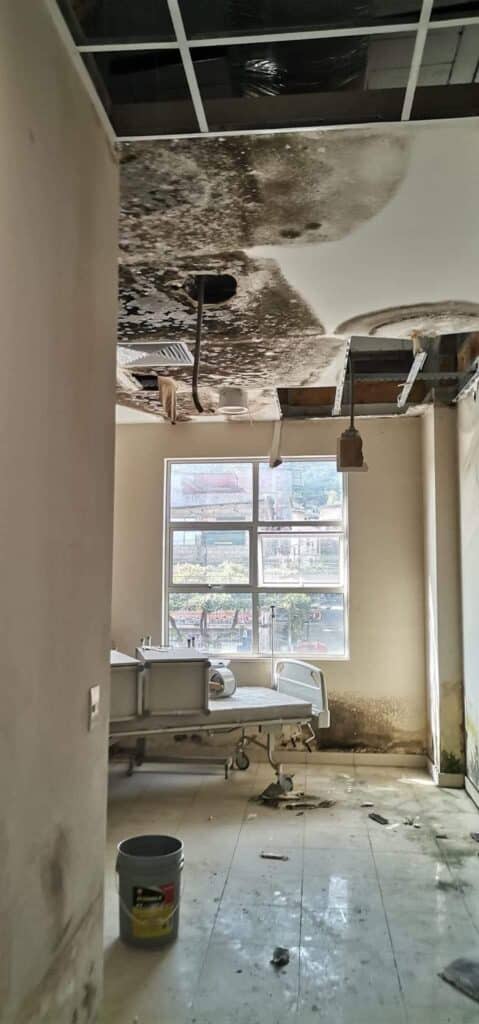 Inundación y filtraciones