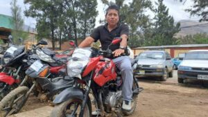 recuperó su motocicleta