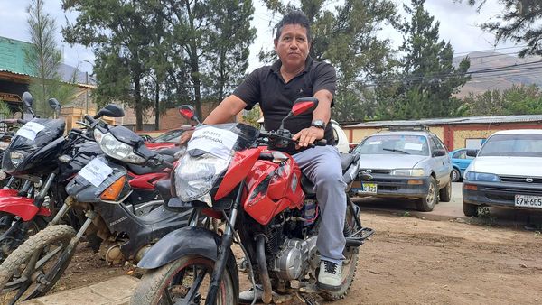 recuperó su motocicleta