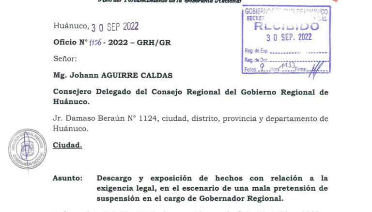 pedido de suspensión