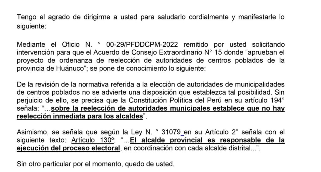 reelección de alcaldes