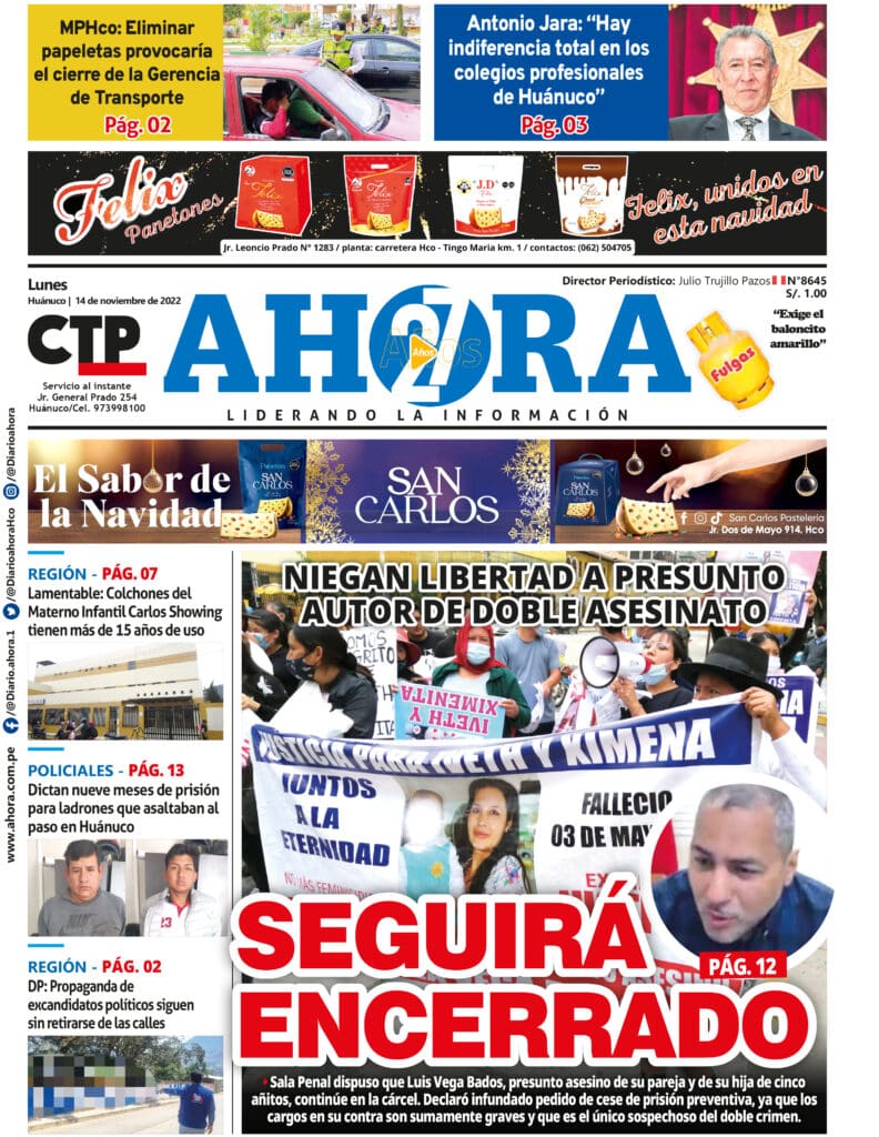 Edición Digital Diario Ahora 14/11/2022