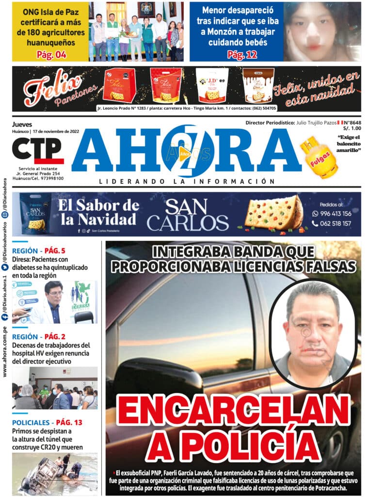 Edición Digital Diario Ahora 17/11/2022