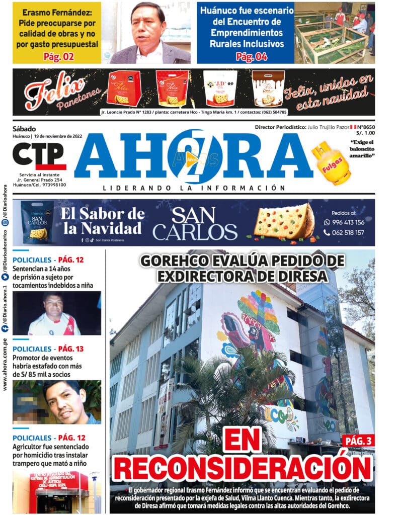Edición Digital Diario Ahora 19/11/2022