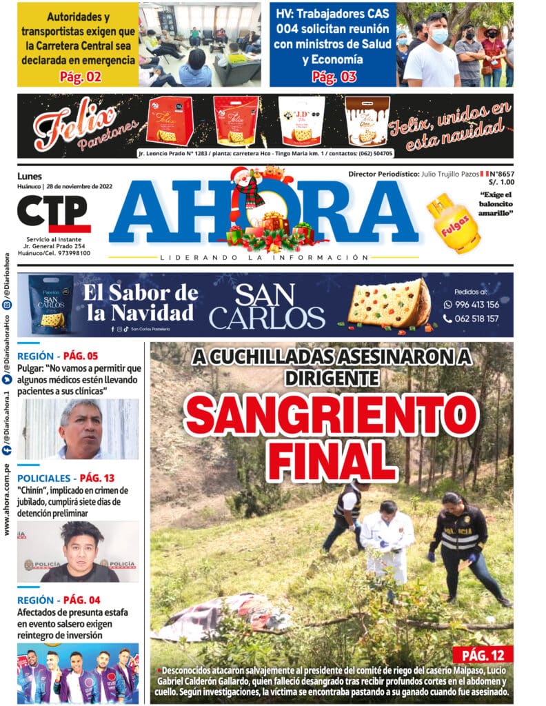 Edición Digital Diario Ahora 28/11/2022