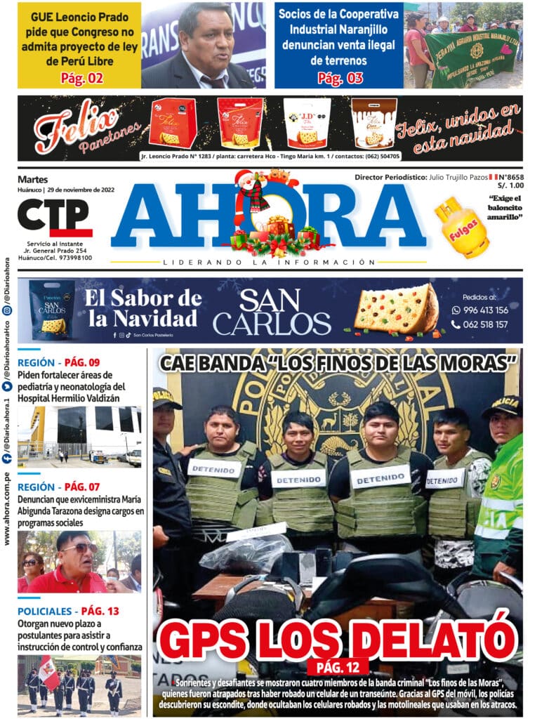Edición Digital Diario Ahora 29/11/2022