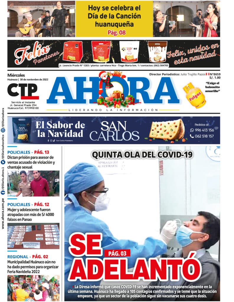 Edición Digital Diario Ahora 30/11/2022