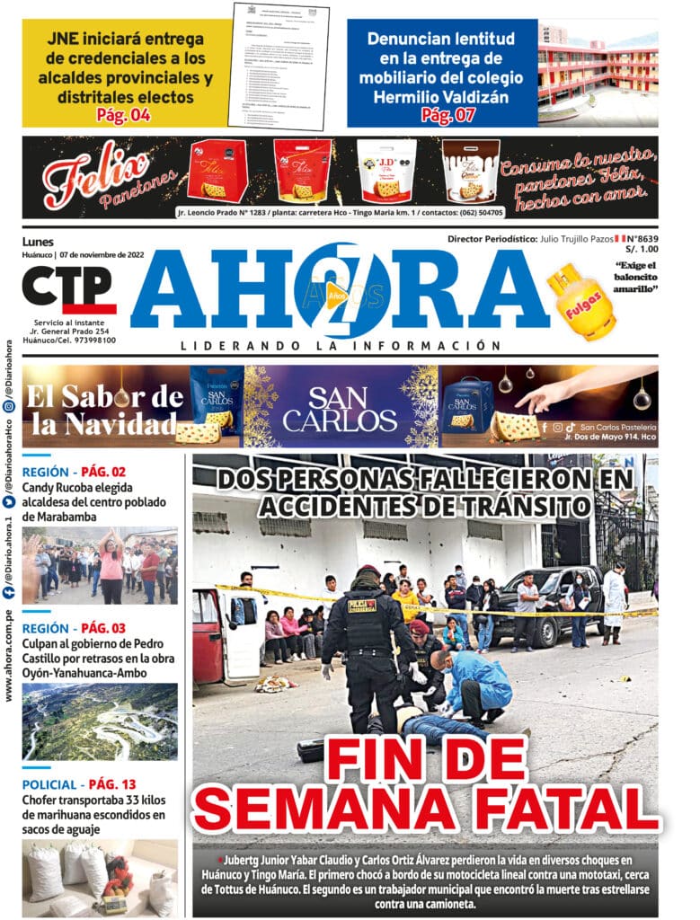 Edición Digital Diario Ahora 07/11/2022