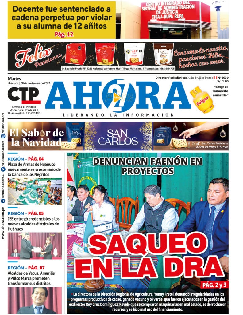 Edición Digital Diario Ahora 08/11/2022