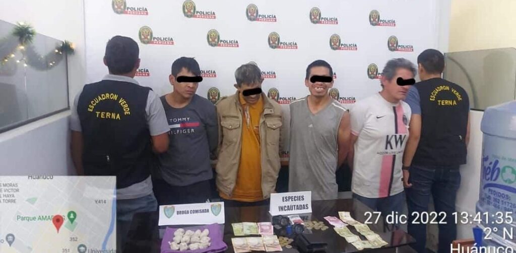 Detenidos con droga