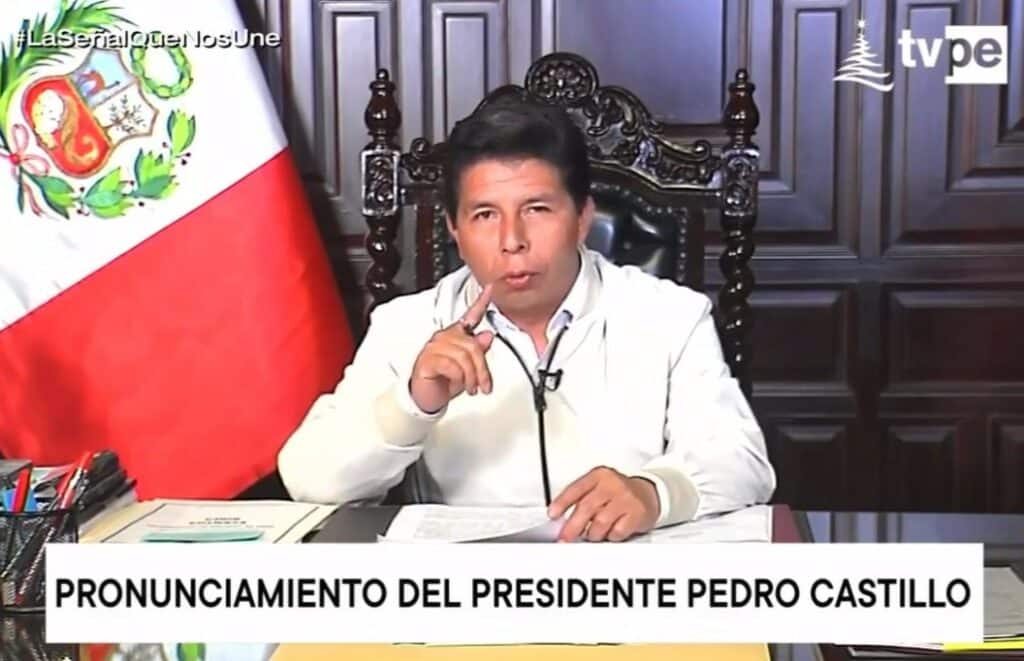 Castillo: "No soy corrupto, porque mi nombre y el buen apellido de mis padres jamás los mancharía”