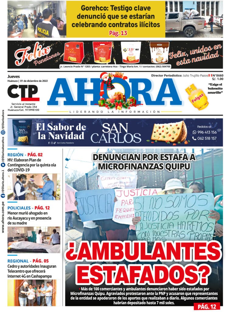 Edición Digital Diario Ahora 01/12/2022