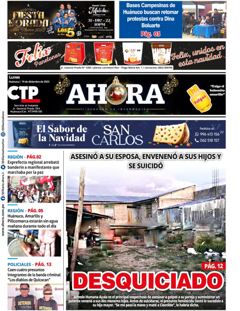 Edición Digital Diario Ahora 19/12/2022