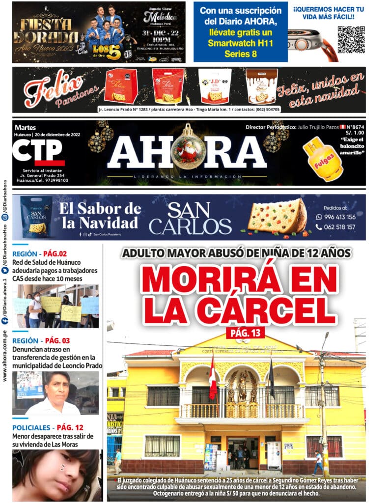 Edición Digital Diario Ahora 20/12/2022