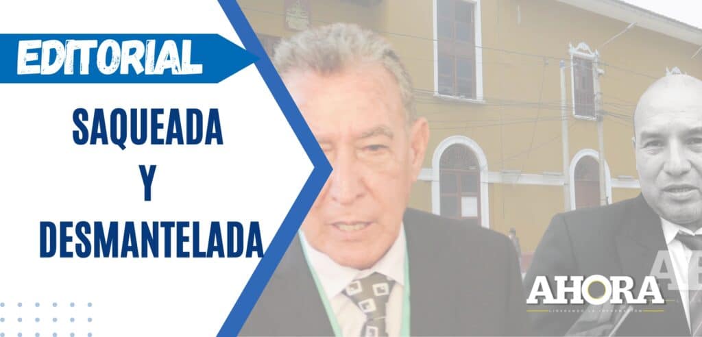 Saqueada y desmantelada