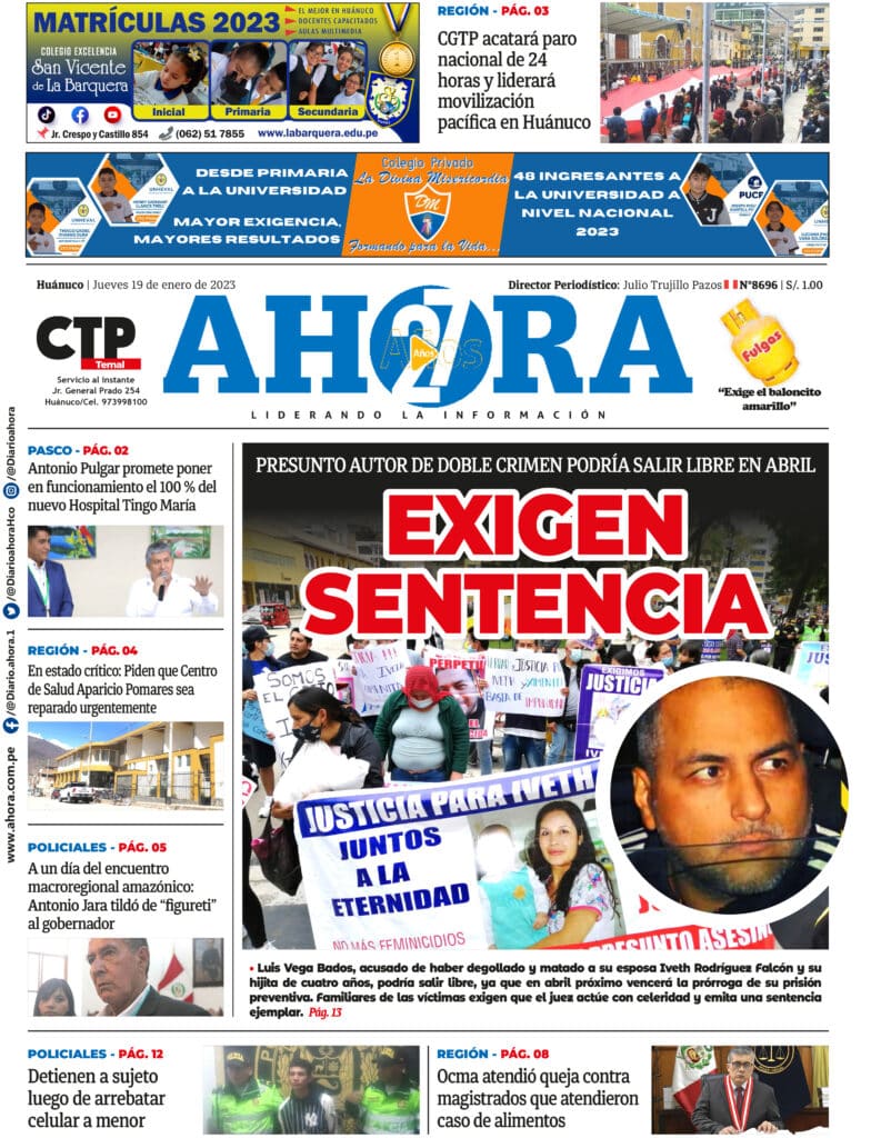 Edición Digital Diario Ahora 19/01/2023