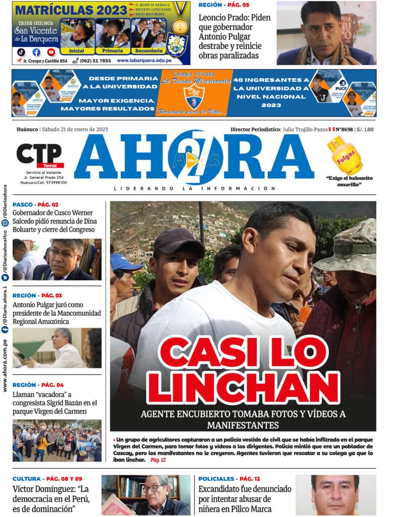 Edición Digital Diario Ahora 21/01/2023