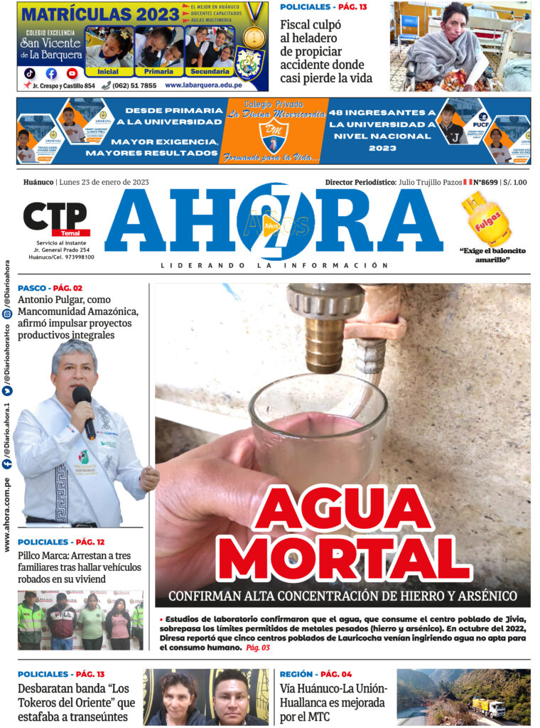 Edición Digital Diario Ahora 23/01/2023
