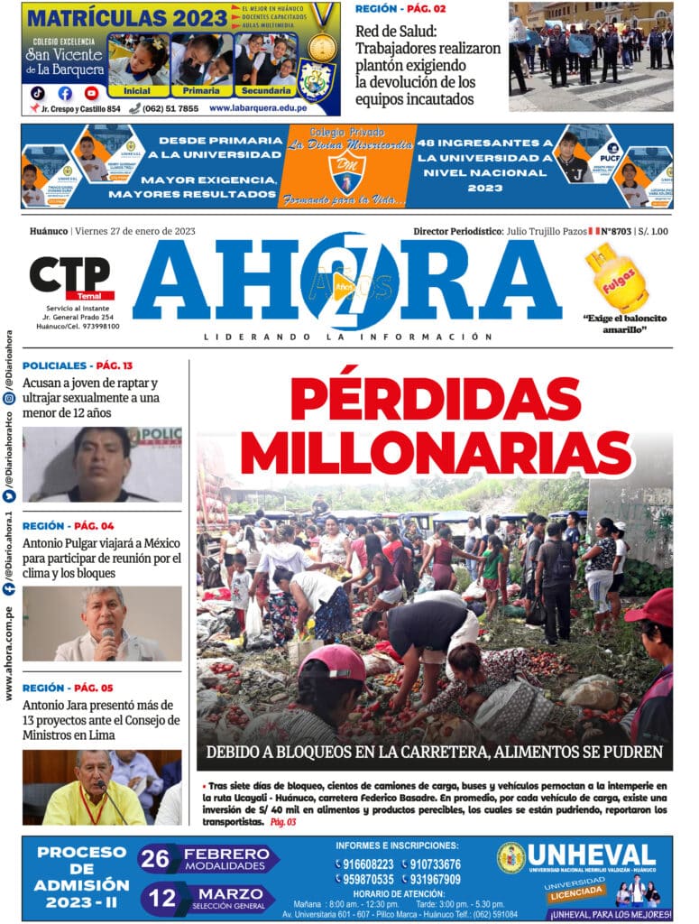 Edición Digital Diario Ahora 27/01/2023