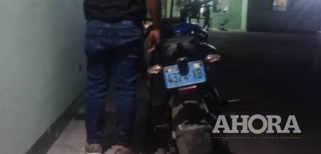 Terna recuperó motocicleta