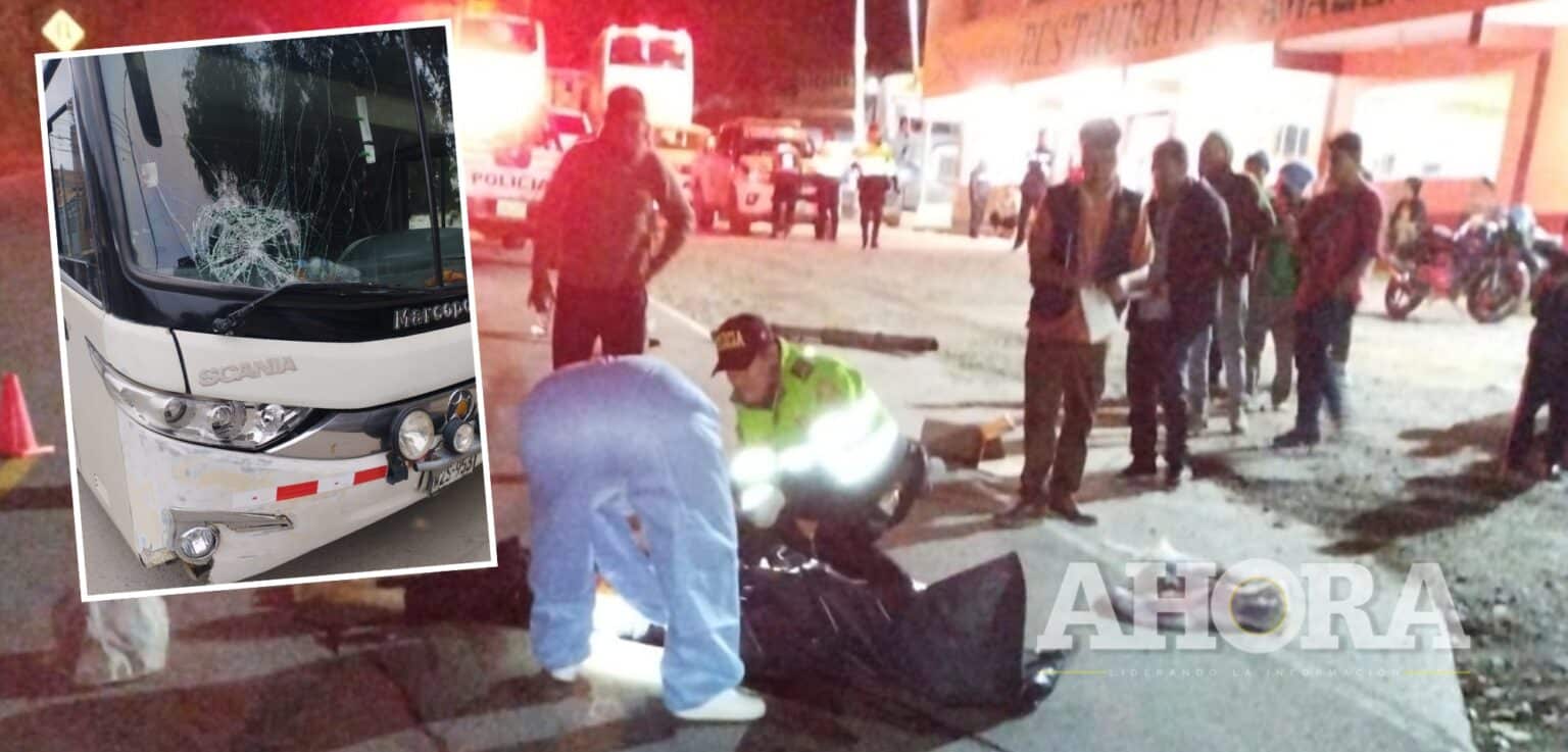 Atropellado por ómnibus