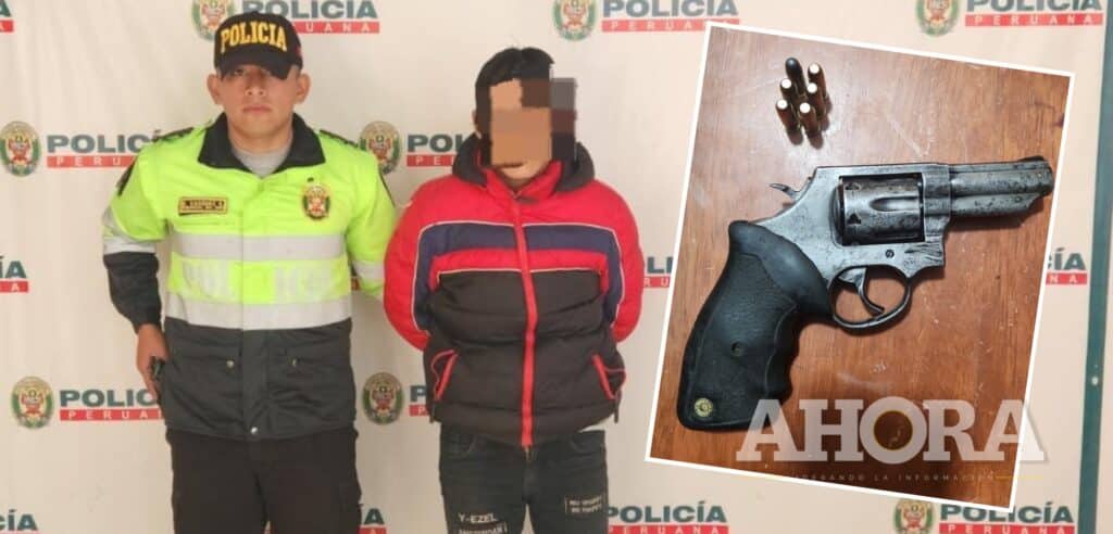 Menor de edad portaba revólver