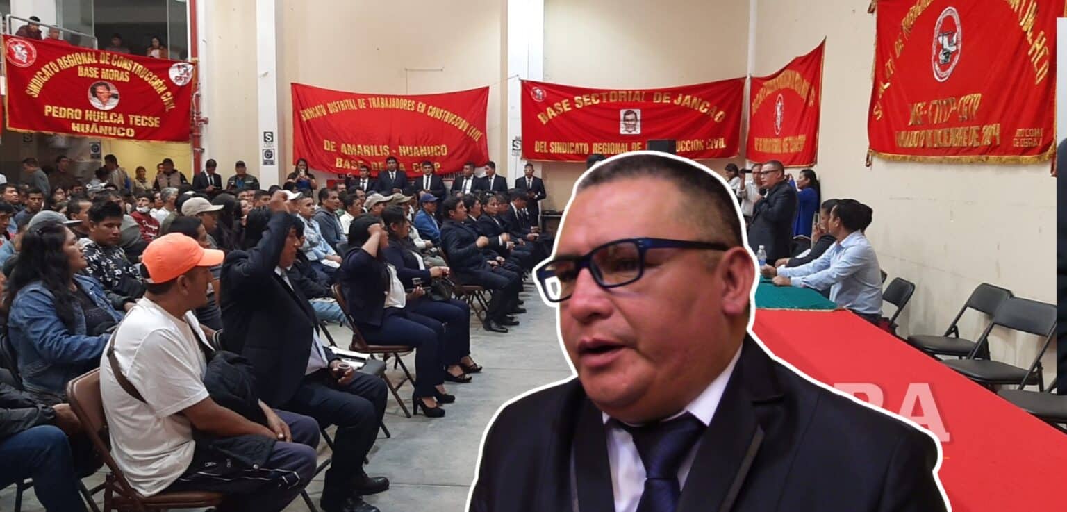 Nuevo comité del Sindicato Regional de Construcción Civil tomó juramento