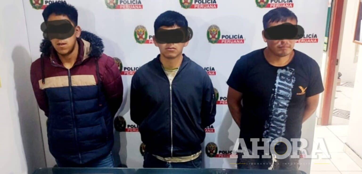 Banda criminal “Los Fumeques de Chancadora” robó a transeúnte en San Rafael 