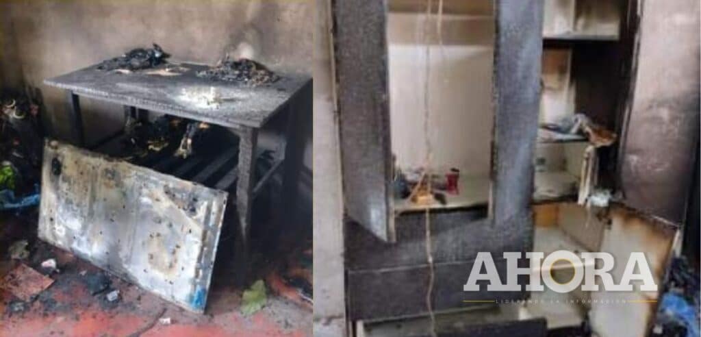 Incendio arrasó vivienda