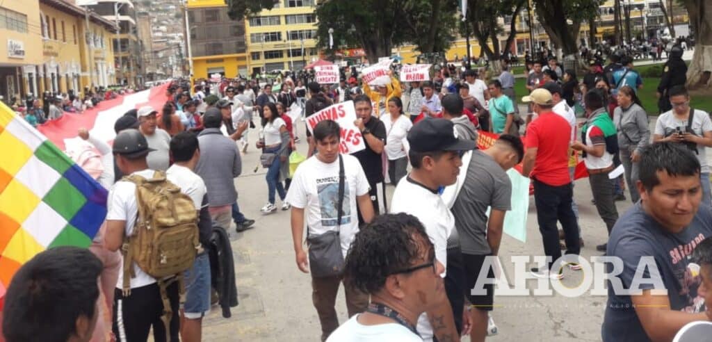 Paro nacional en Huánuco