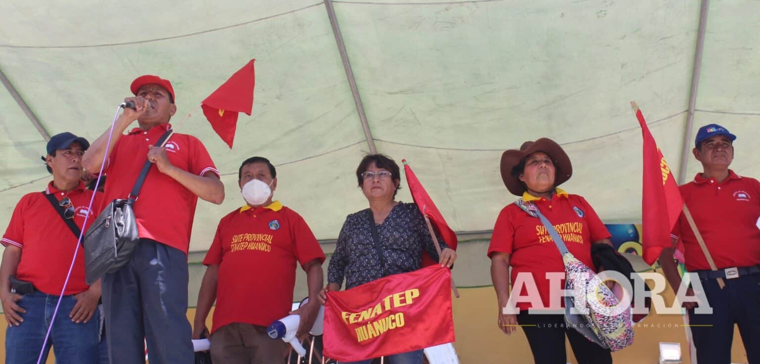 Fenatep Huánuco acatará paro indefinido