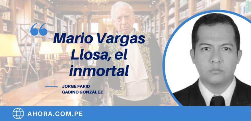 Mario Vargas Llosa, el inmortal