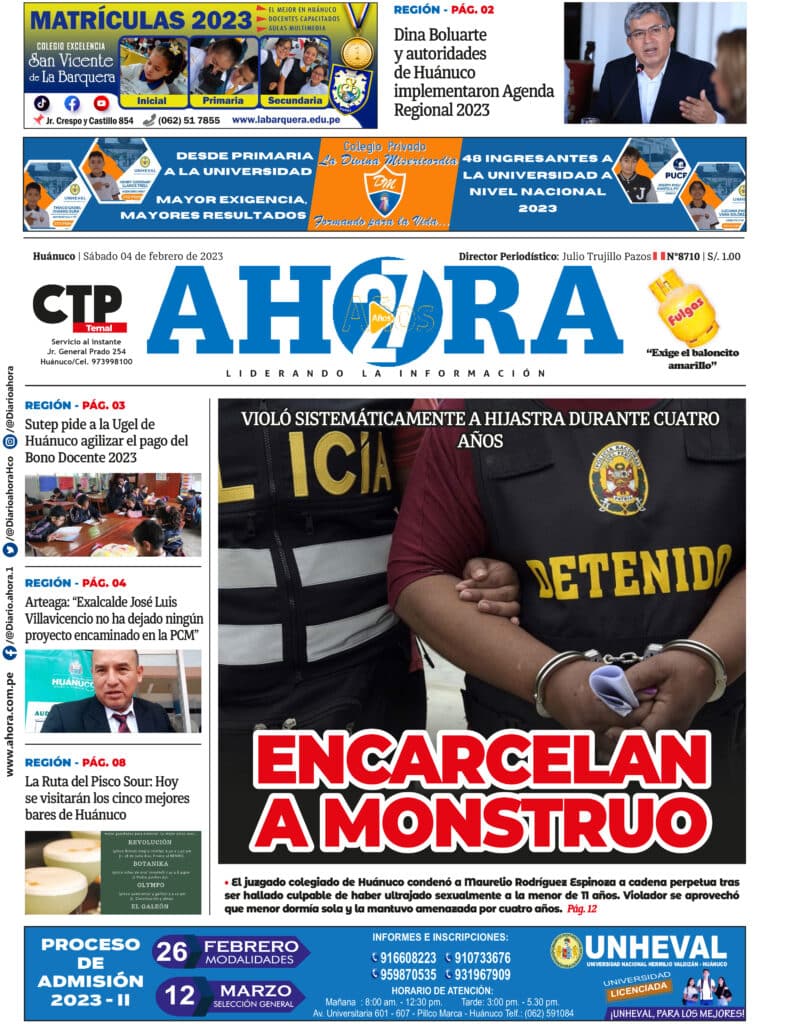 Edición Digital Diario Ahora 04/02/2023